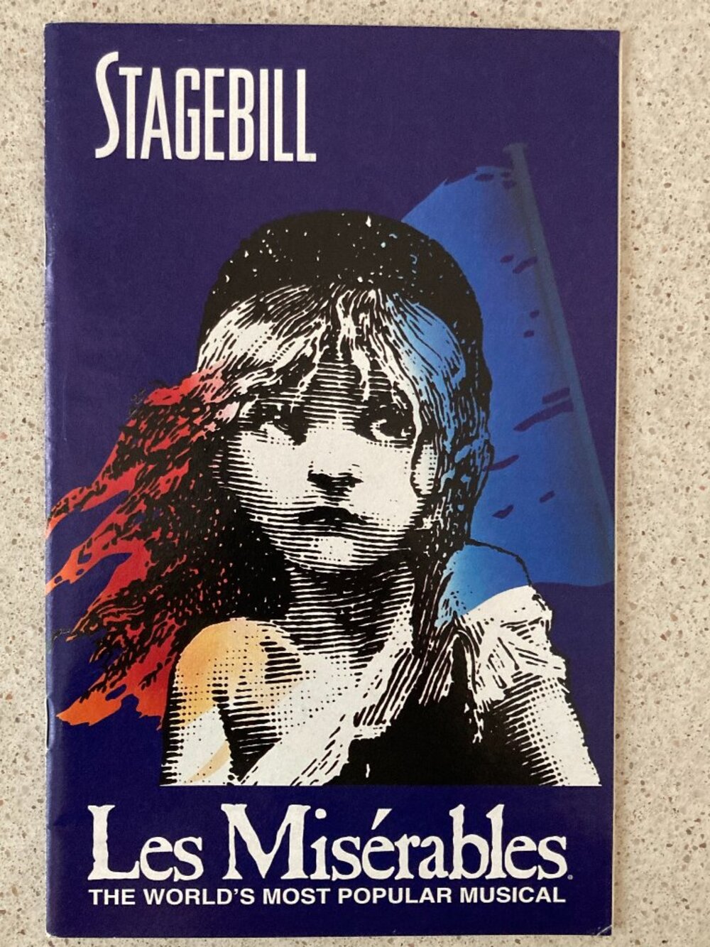 Tour Playbill LES MISERABLES GREGORY CALVIN STONE TODD ALAN JOHNSON Chicago 1998
